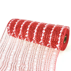 Polyester Snowball Fabric Mesh, 10-Inch x 10-Yard