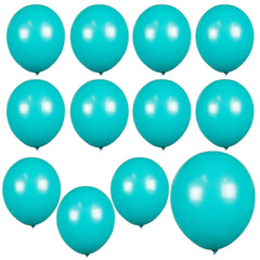 Premium Solid Color Latex Balloons, 12-inch, 144-count, Turquoise