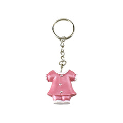 Baby Shower Clothes Keychain Favor, 1-1/2-Inch - Pink