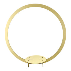 MDF Wooden Hoop Centerpiece, 19-inch, Natural, 2-count