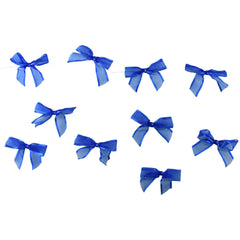 Sheer Satin Edge Twist Tie Bows, 3-1/4-Inch, 100-Count