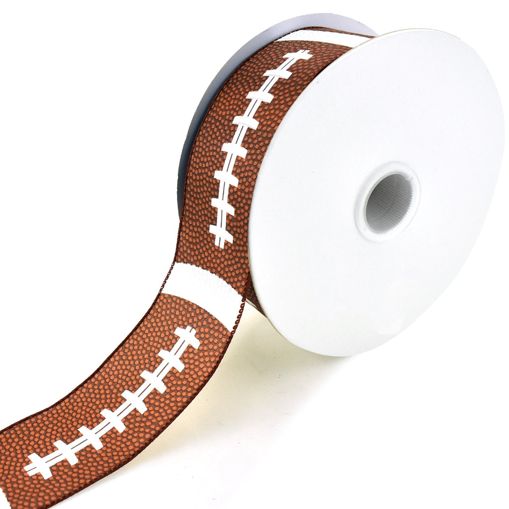 American Football Wired Ribbon, 2-1/2-Inch, 50-Yard