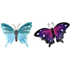 Butterfly 3D Wall Stickers, 4-7/8-Inch, 6-Piece