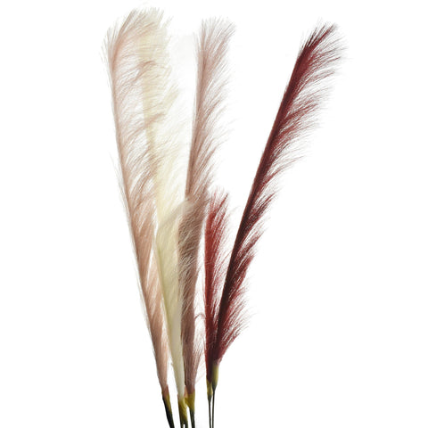 Artificial Pampas Grass Stem, 49-Inch