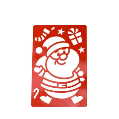 Christmas Multi-Media Art Stencils, 8-1/4-Inch x 5-1/2-Inch, 2-Count