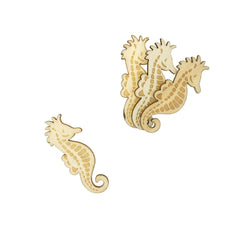 Laser-Cut Wood Shapes, 2-inch, 12-count, Natural