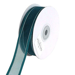 Silver-Lined Satin Edge Organza Ribbon