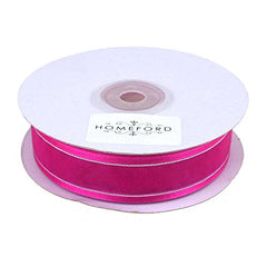 Silver-Lined Satin Edge Organza Ribbon