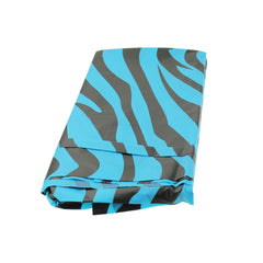 Zebra Plastic Table Covers, 54-inch x 108-inch